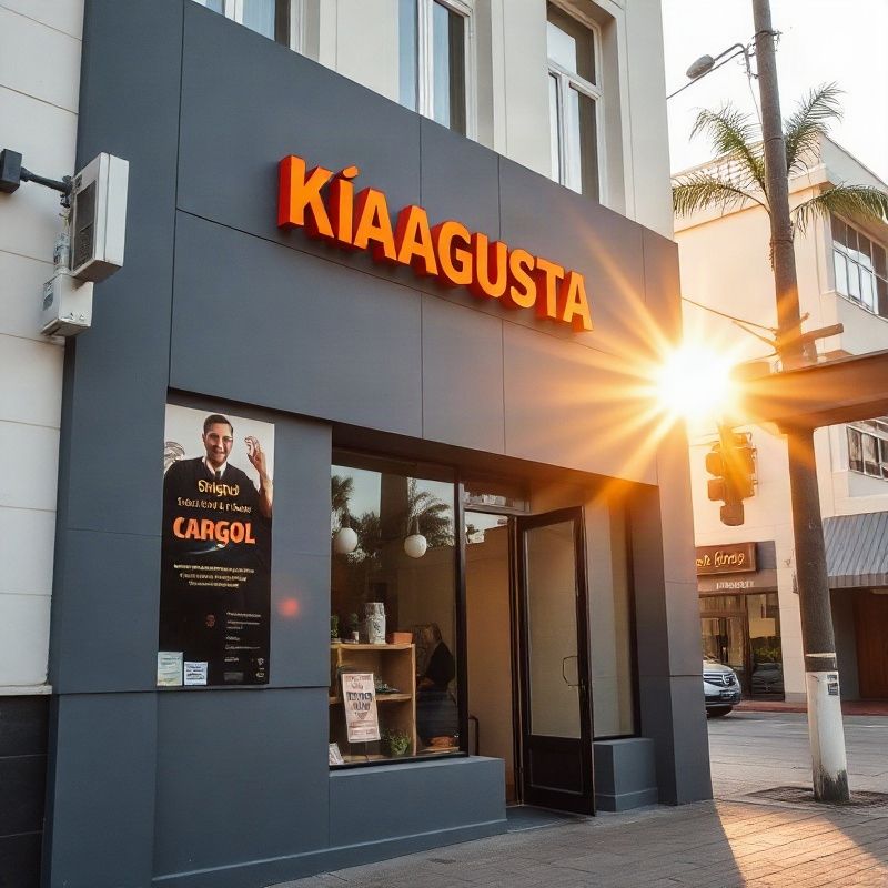 Fachada da Cookingcanvasz na Rua Augusta ao entardecer
